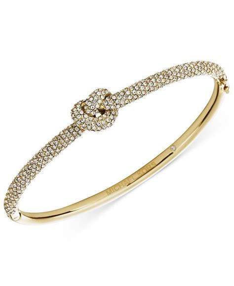 michael kors clear knot bangle bracelet|Michael Kors bracelet for woman.